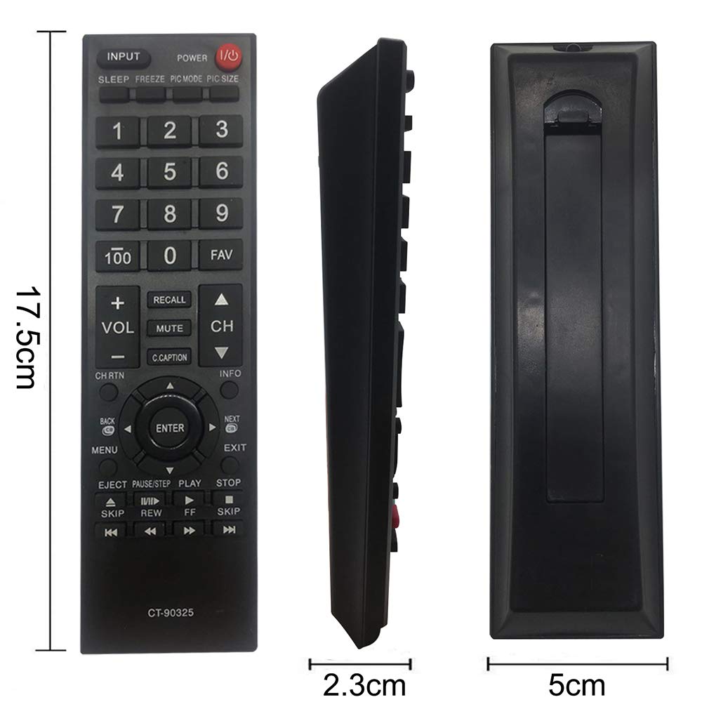 TC Electronic Control Compatible Con Pantalla Toshiba Ct-90325 Smart Tv Mando Tv Toshiba