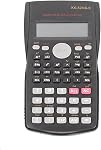 KK-82MS-D Calculatrice scientifique portable avec 240 Fonctions d'ingénierie, Affichage en double ligne,Retour à l'école Fournitures pour les étudiants, enseignants & Professionnels, utilisation de bureau/à domicile (pink)