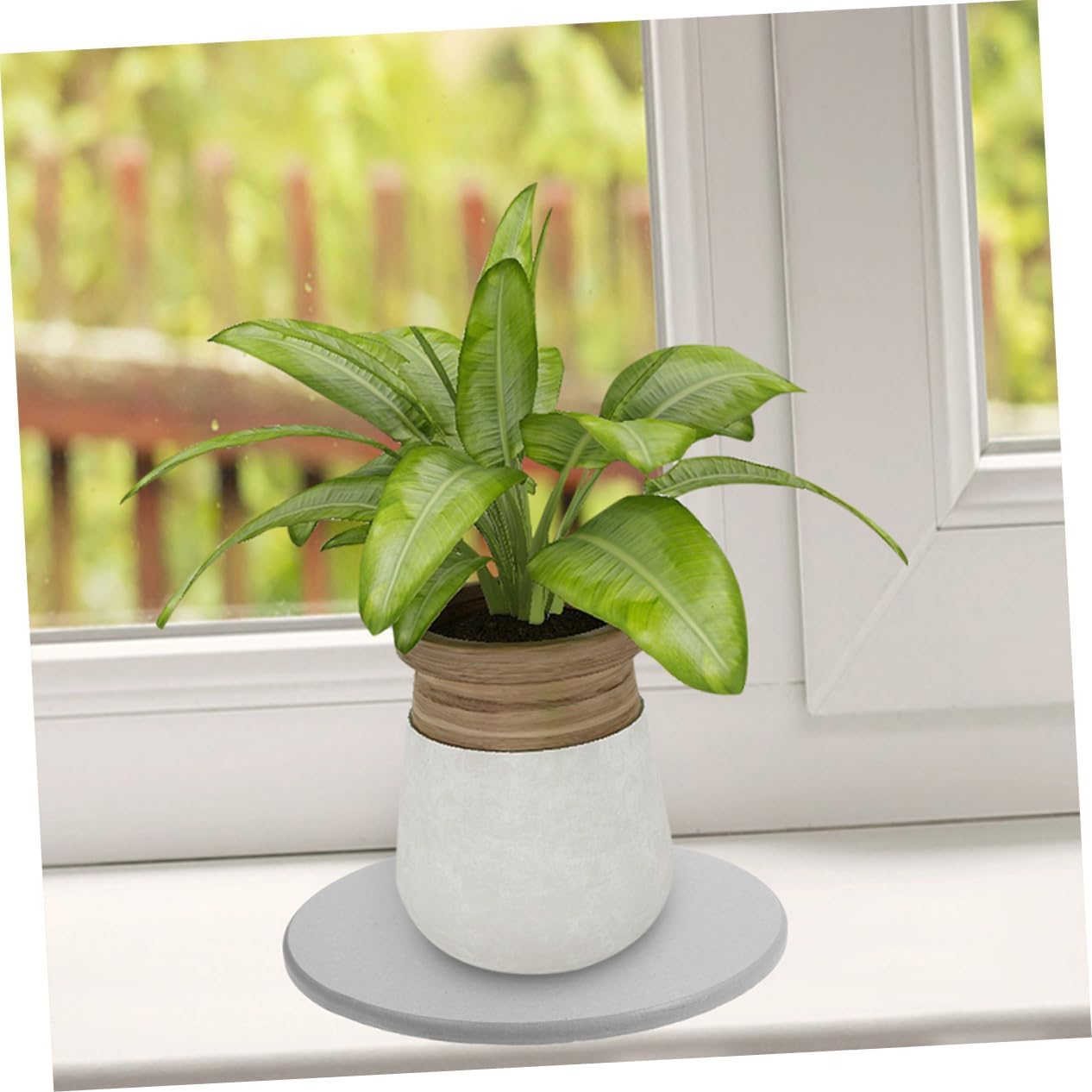 4pcs Water Absorption Plant Trays Plant Pot Saucers Drip Trays for Flower Pots