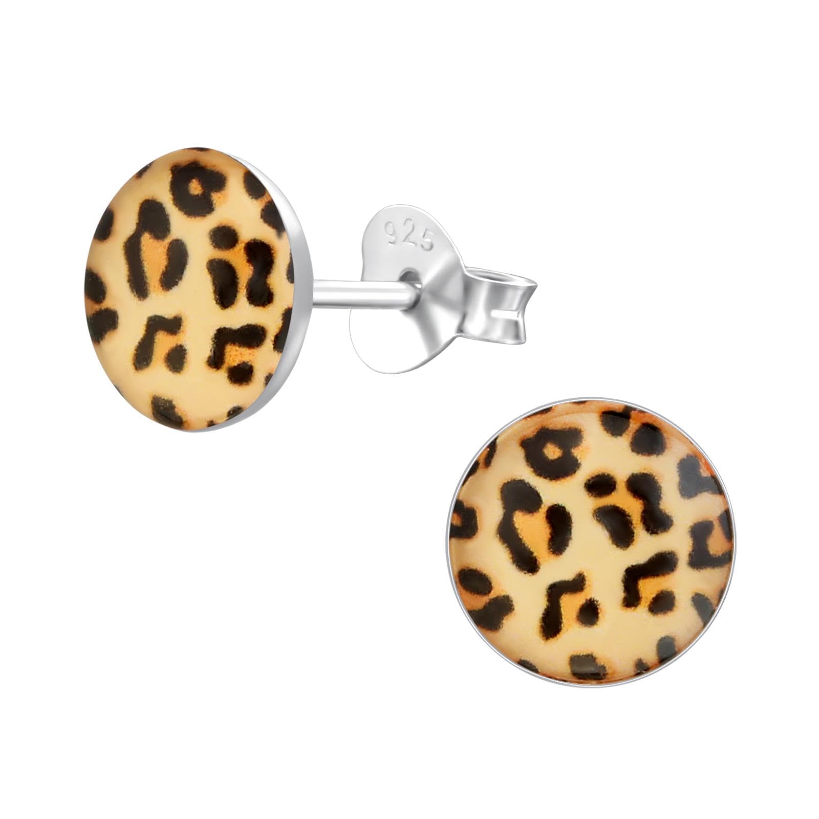 Orecchini Donna In Argento 925 Volpe Volpina Occhi Con Zirconi