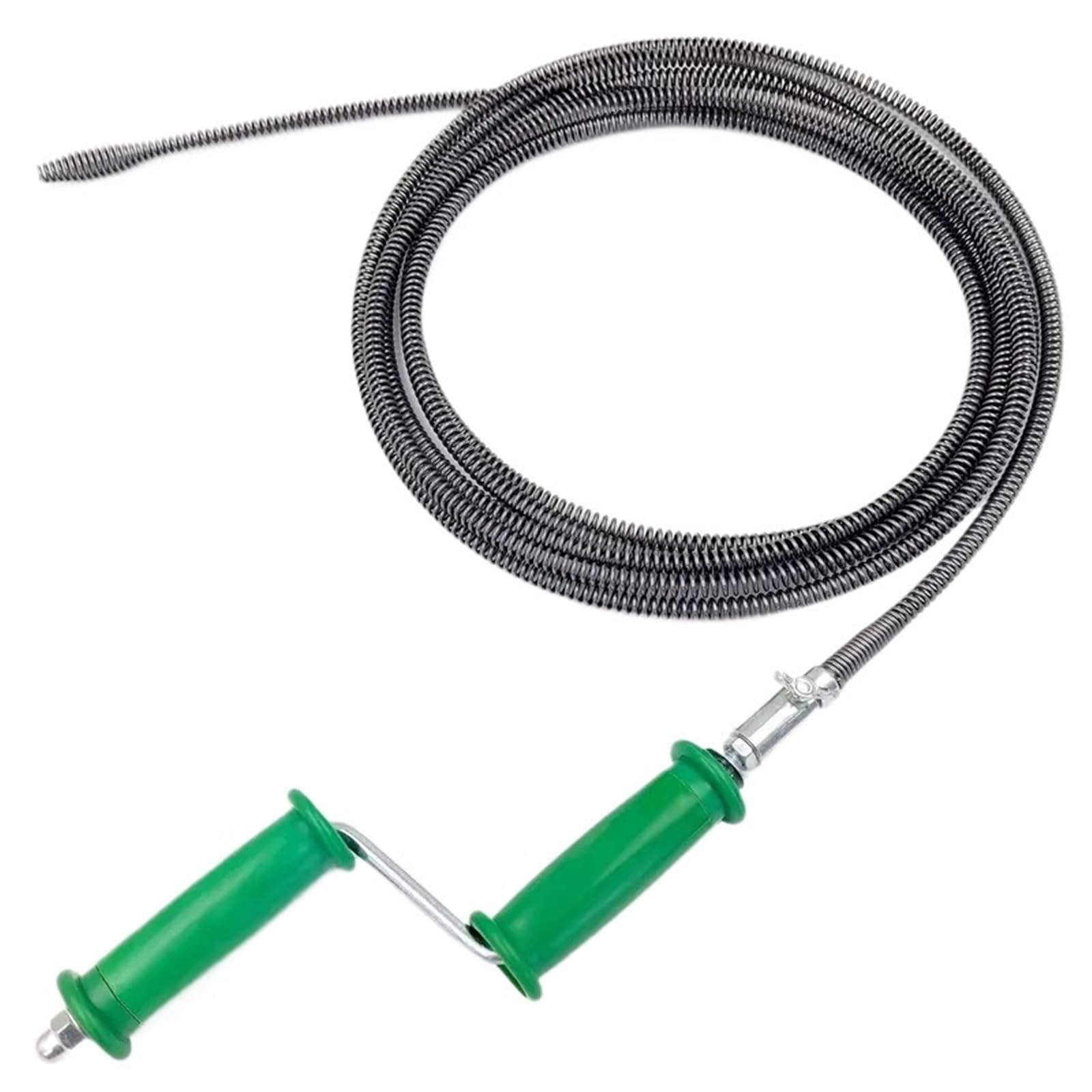 Strumento for La Pulizia Degli Scarichi for Sbloccare I Tubi A Molla | For la rimozione delle tubazioni intasate dei lavelli da cucina del bagno(3.0 M with hand Crank)
