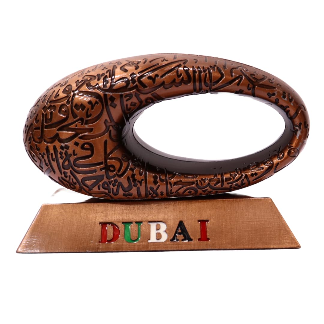Dubai Museum Of The Future 3D Model | Indoor Elegant Table Decor Souvenir | Decoration Piece For Home Office Gift Use (Bronze)