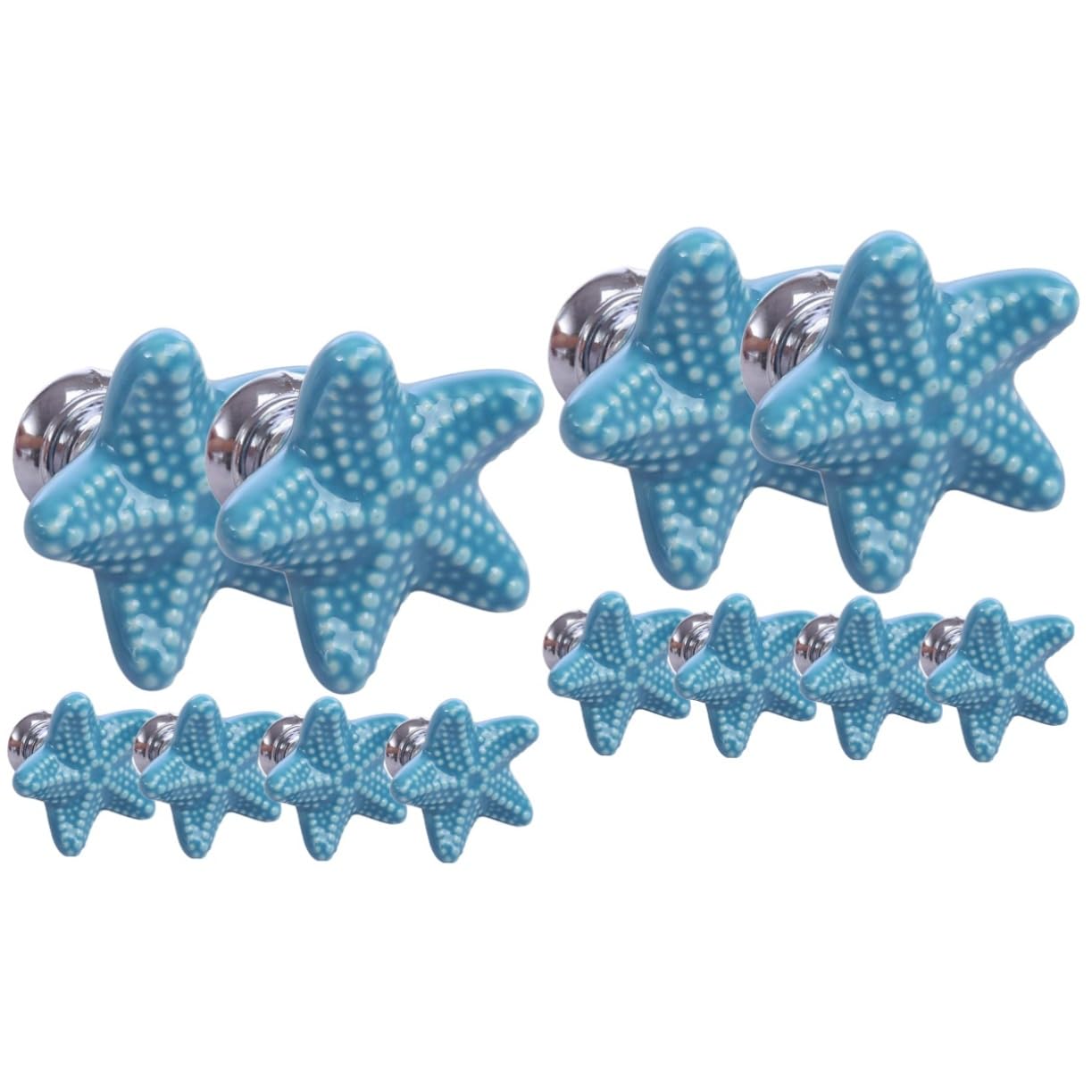 Creatwls 10pcs Singolo Foro Pomoli In Ceramica Da Cucina Armadio