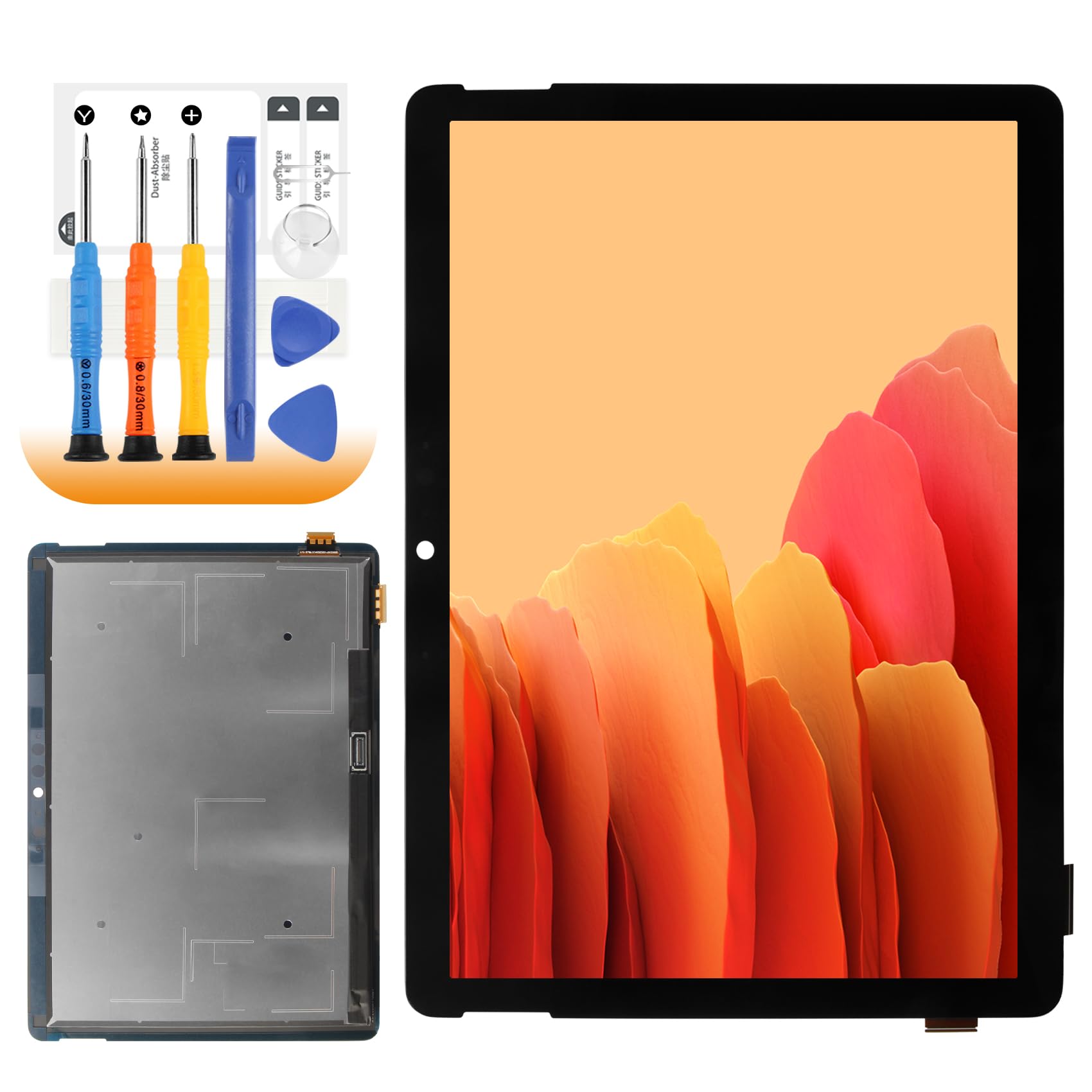 AGCUT Pantalla LCD para Microsoft Surface Go 2 / Go 3 10.5 1901 1906 1926 1927 pantalla LCD de repuesto de pantalla táctil con herramientas (negro)