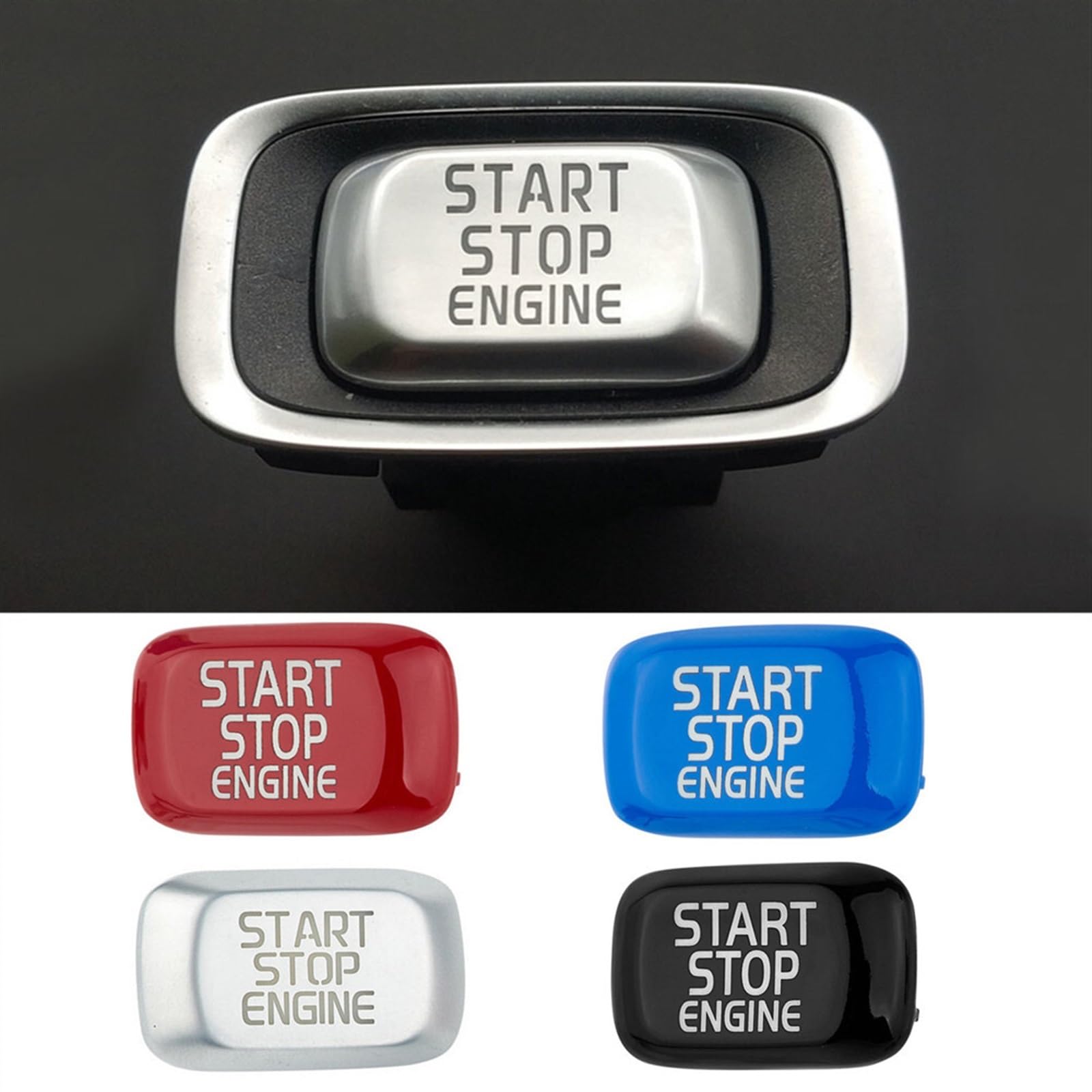 Pulsante Start/Stop Per Volvo V40 V60 S60 XC60 - Sostituzione Tasto Accensione, Design In Lega Di Alluminio - Foto 13