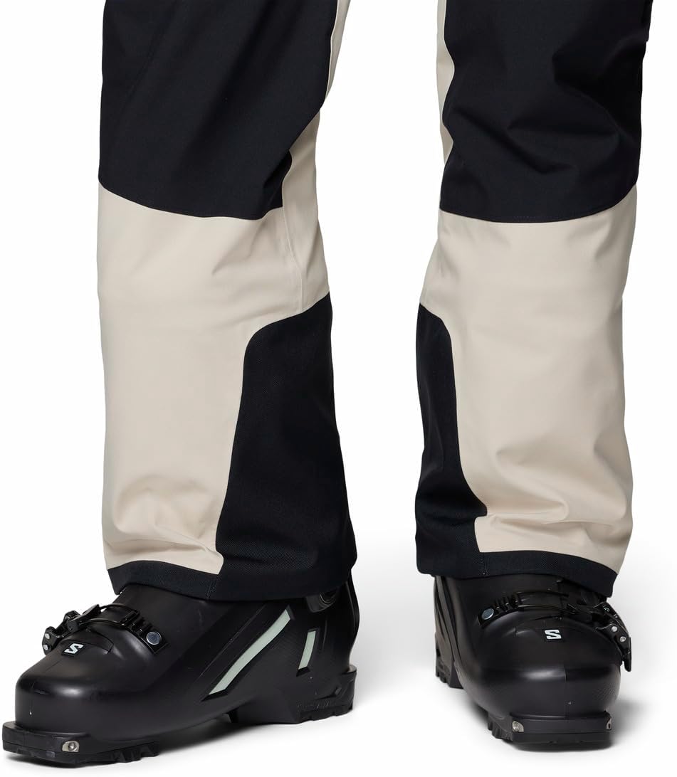 Mountain Hardwear, Powder Maven Bib - Women's, Fossil/Black, M/Reg