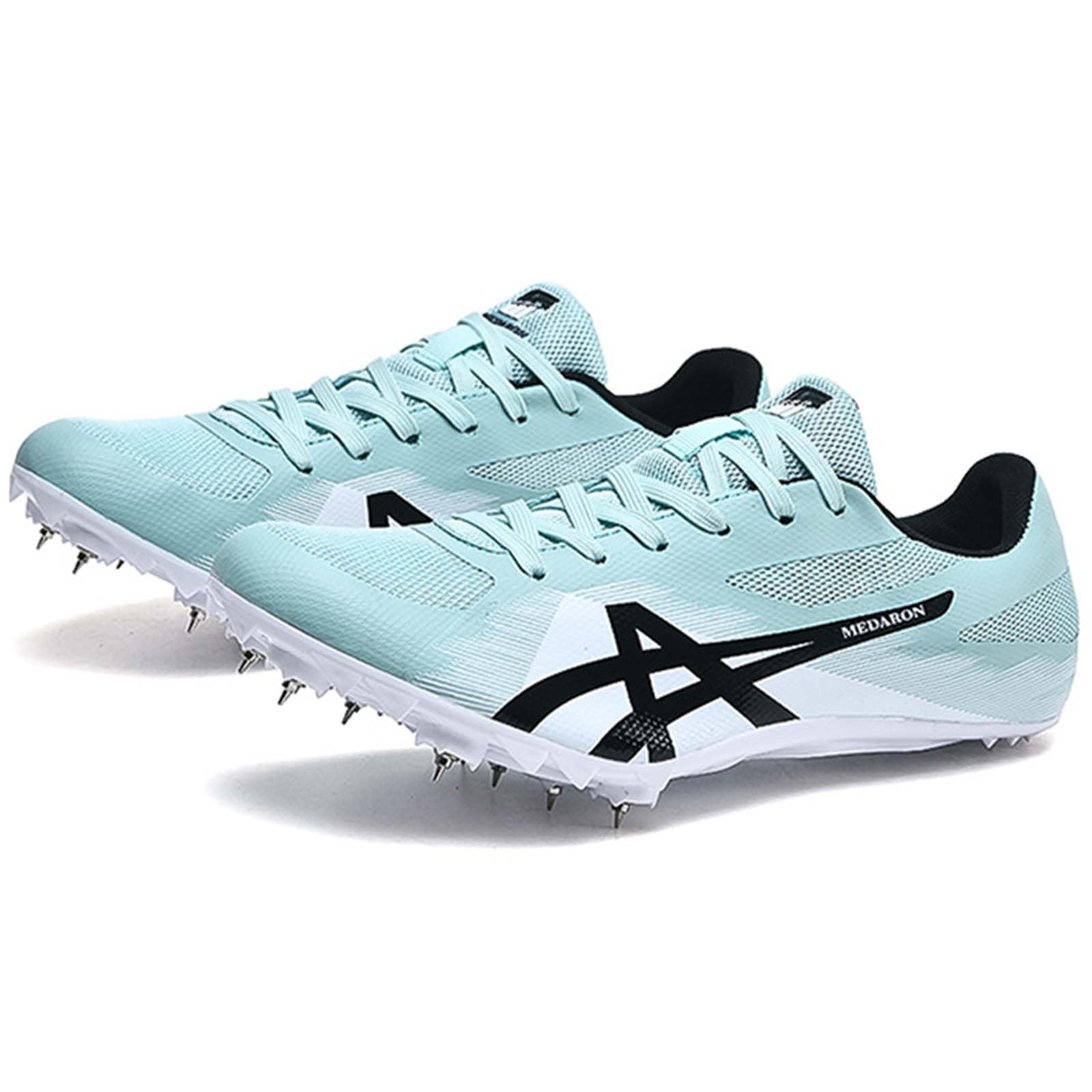 Leichtathletikschuhe 8 Nägel Unisex Atmungsaktive Leichte Jugendsportschuhe rutschfeste Sprint Schuhe Athletik Schuhe