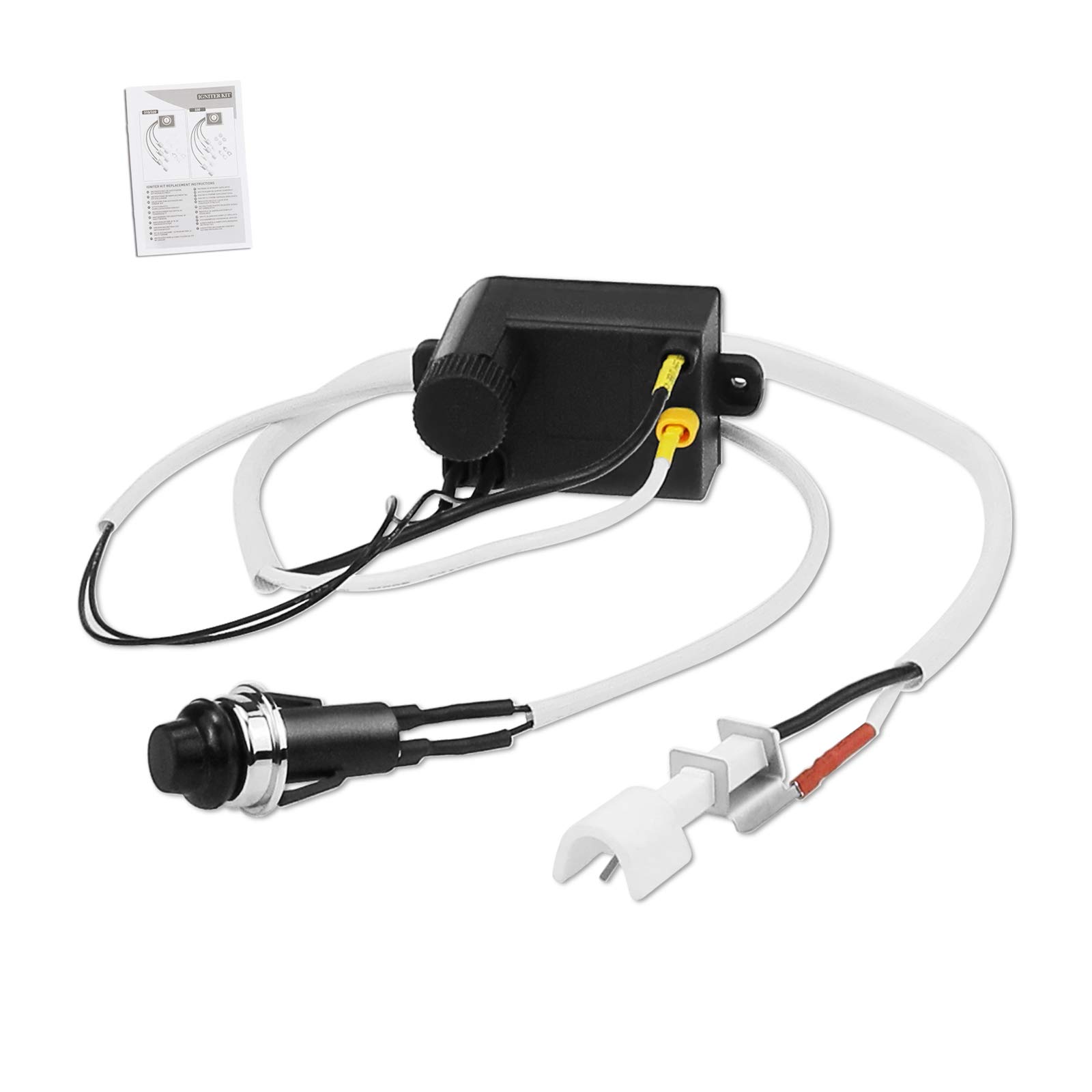 GRISUN7642 Grill Igniter for Weber Spirit 210 & Spirit 310 Gas Grill Models with Up Front Controls (Model Years 2013 and Newer)