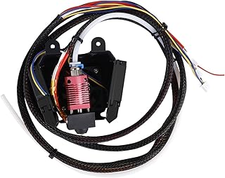 LANGshaw 3D Printer Parts Ender-3 Max Hotend Kit 1.75mm Extruder 0.4mm Nozzle Nozzle Kit Compatible For Ender-3 MAX Printer (Color : Full Hotend Kit)