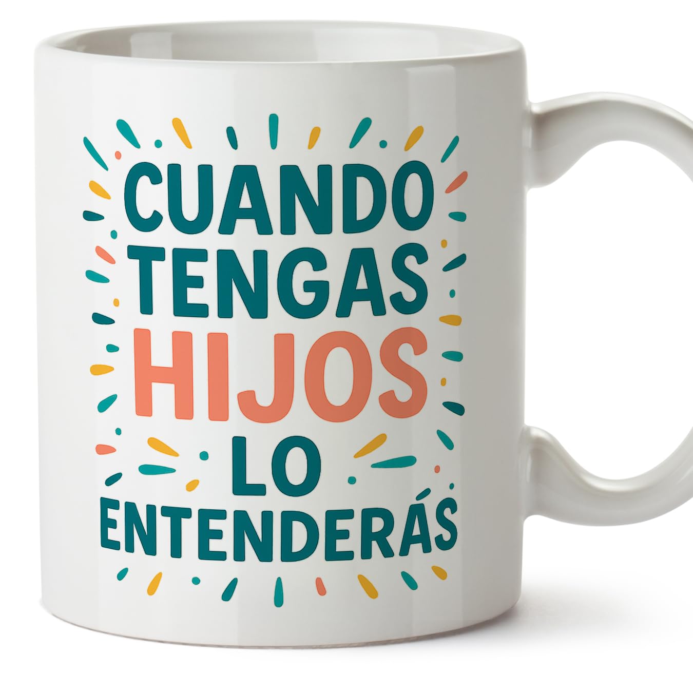 MUGFFINS taza mamá y papá graciosa con frase Gracias por limpiarme en Español | regalo madre y padre divertido | regalo cumpleaños madre y padre | 330 Ml 11 oz | Papá y mamá v1.2MA — view 6