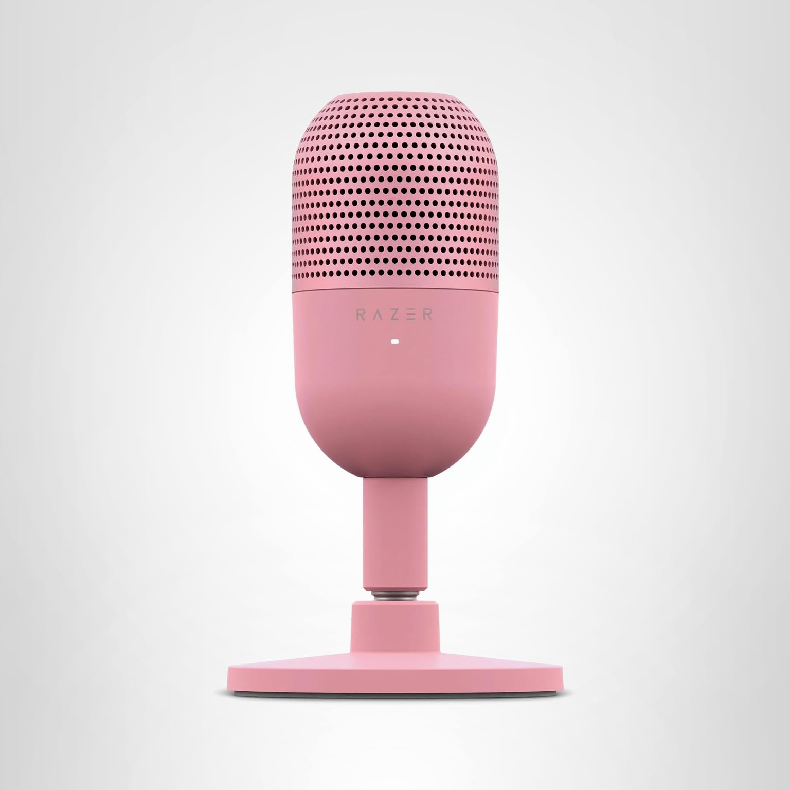 Razer Seiren V3 Mini USB Microphone: Condenser Mic - Supercardioid Pickup Pattern - Tap-to-Mute Sensor with LED Indicator - Shock Absorber - Ultra Compact - PC, Discord, OBS Studio, XSplit - Quartz