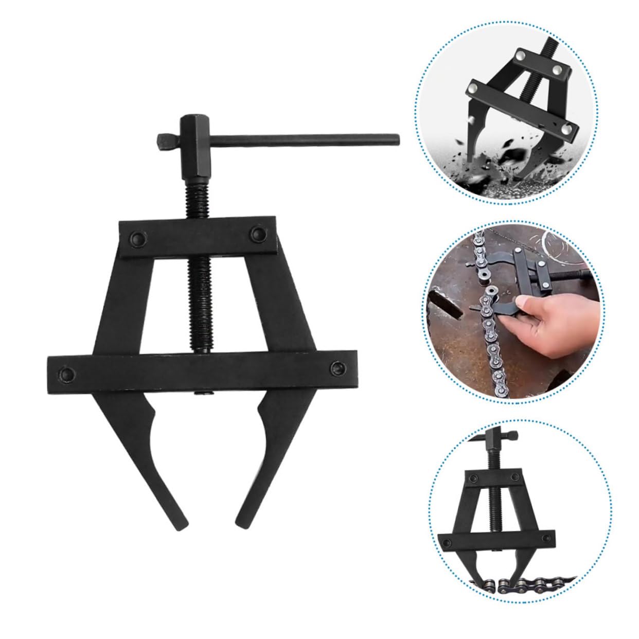Tensor De Cadena Para Motocicleta Tamaño l De Acero Resistente Multifuncional Para, Aflojar y Cortar Cadenas Herramienta Industrial Para Mecánicos y Bricolaje