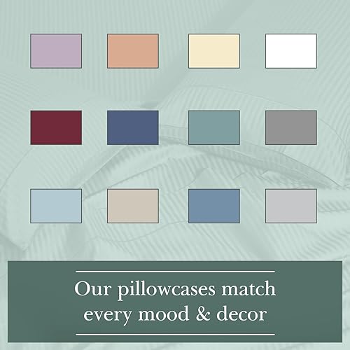 Miniatura 7 de FEATHER &amp; STITCH New York - Juego de sábanas de 500 hilos