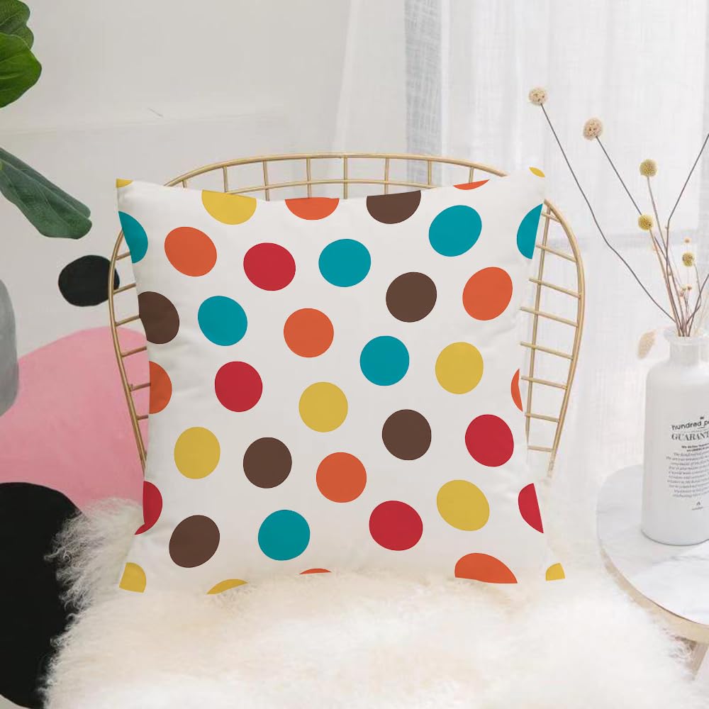 HYOSXW Cushion Cover,Throw Pillow Case Home Decorative for Living Room Bedroom Sofa Chair 16X16 Inch,Colorful geometric background.,Pillowcase 40X40cm