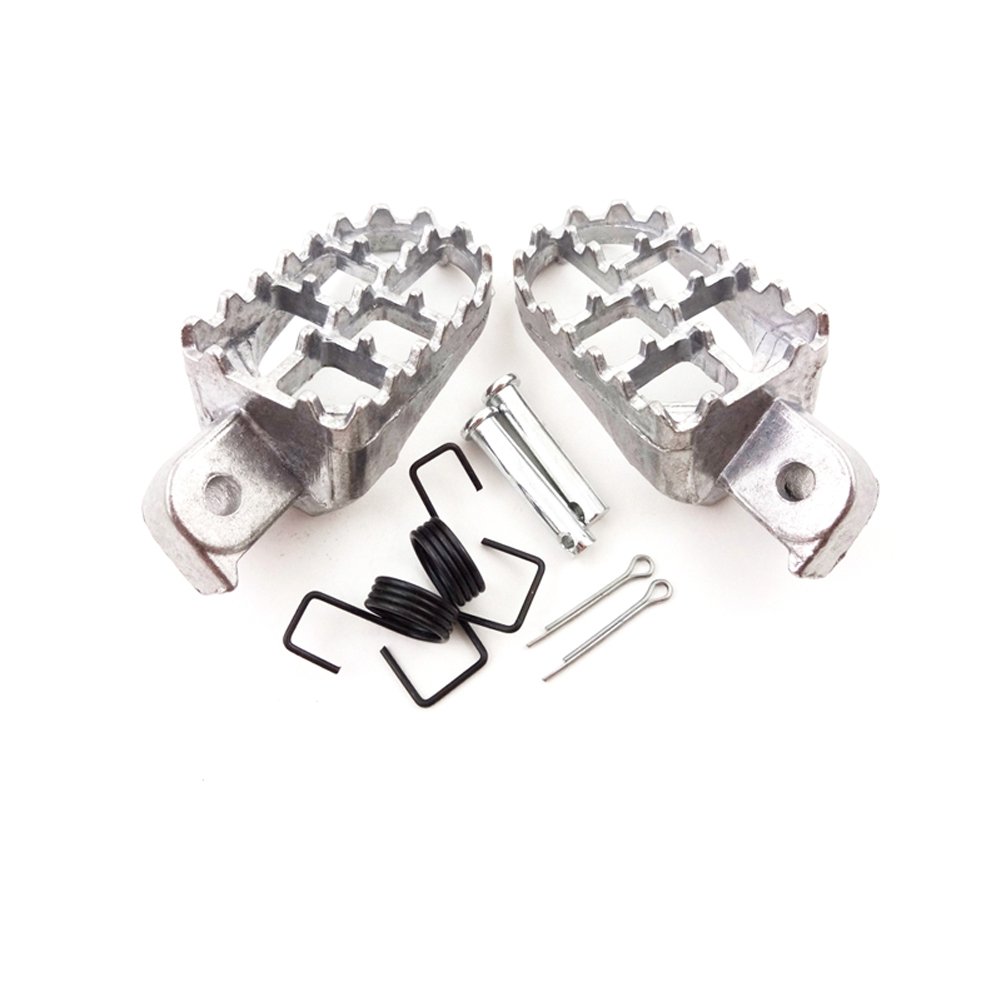 Pedane Moto Lega Pedane Moto In Lega Alluminio - Per CRF 50/70/80/100/XR50/ XR70, Antiscivolo Accessori Moto CRF