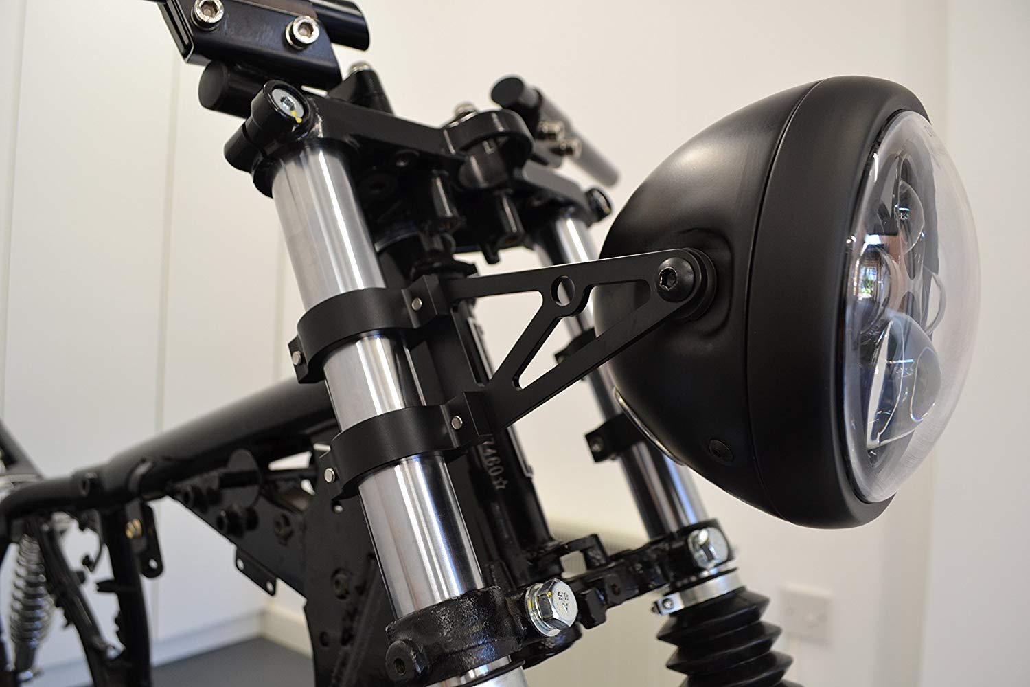 Alchemy Parts Scheinwerfer-Halterung - CNC-gefräst Für 42/43mm Gabeln Motorrad