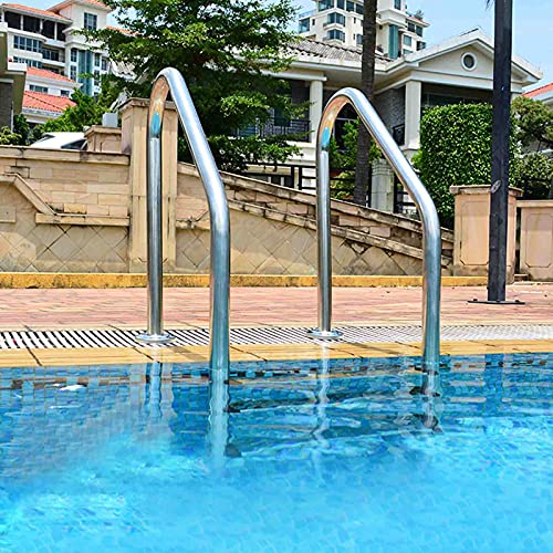 Escalera para Piscina de Acero Inoxidable 2 Peldaños Antideslizante miniatura 7