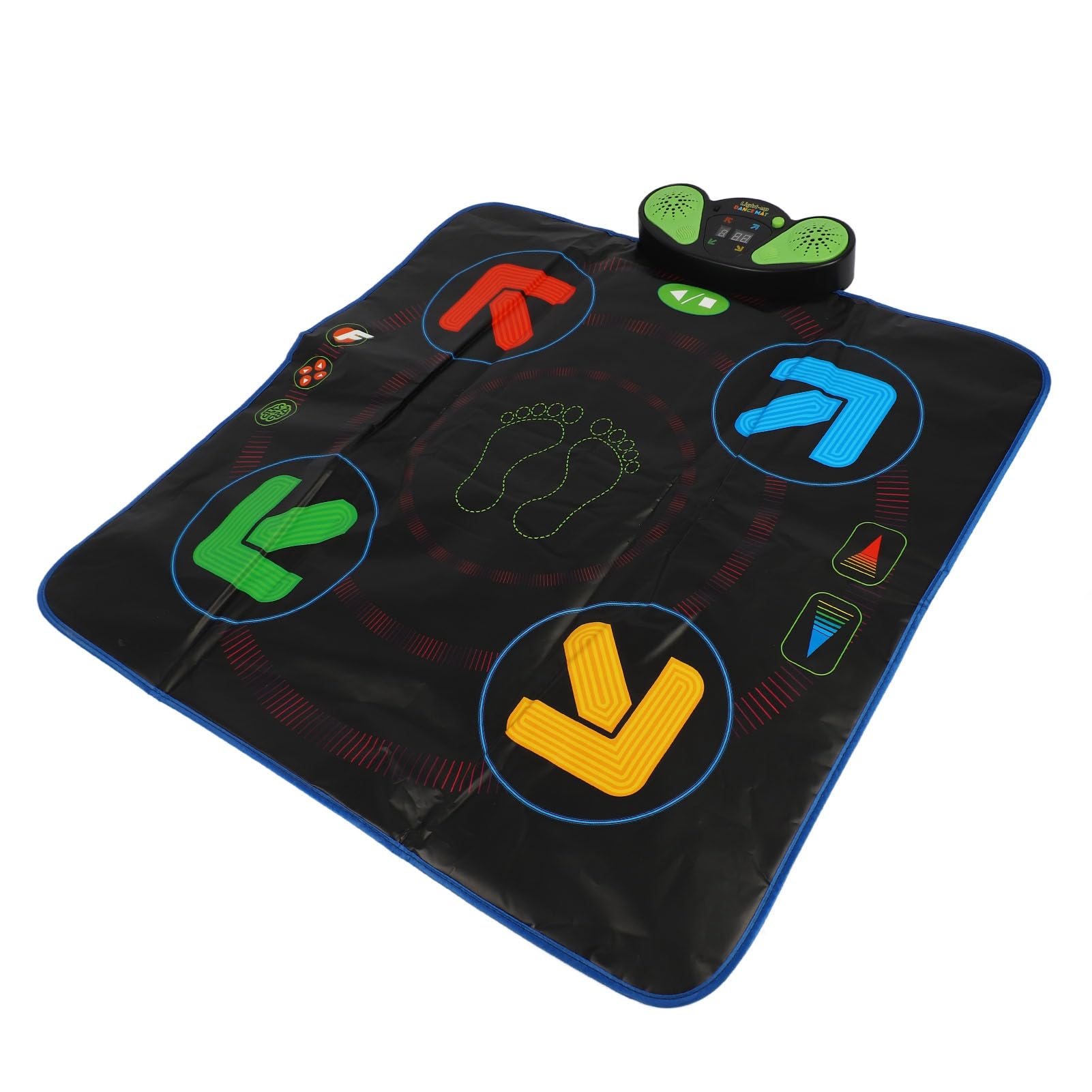 Pad da Ballo per Musica Elettrica Regolabile con 3 modalità di Gioco Pieghevole per Bambini e Famiglie Materiale PVC 90 X 90 Cm