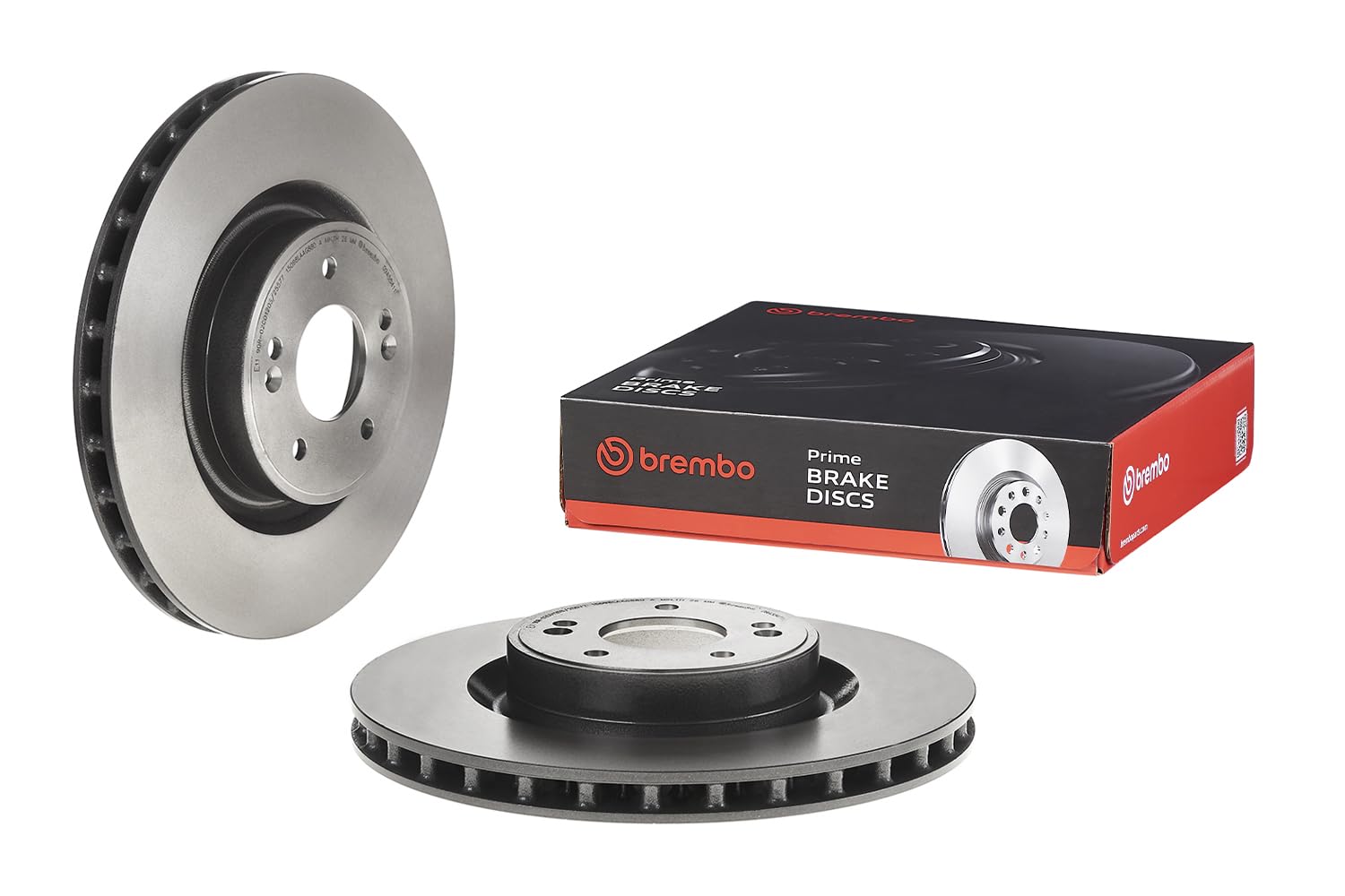 BREMBO 09.A554.11 Brake Disc Rotors, Set of 2
