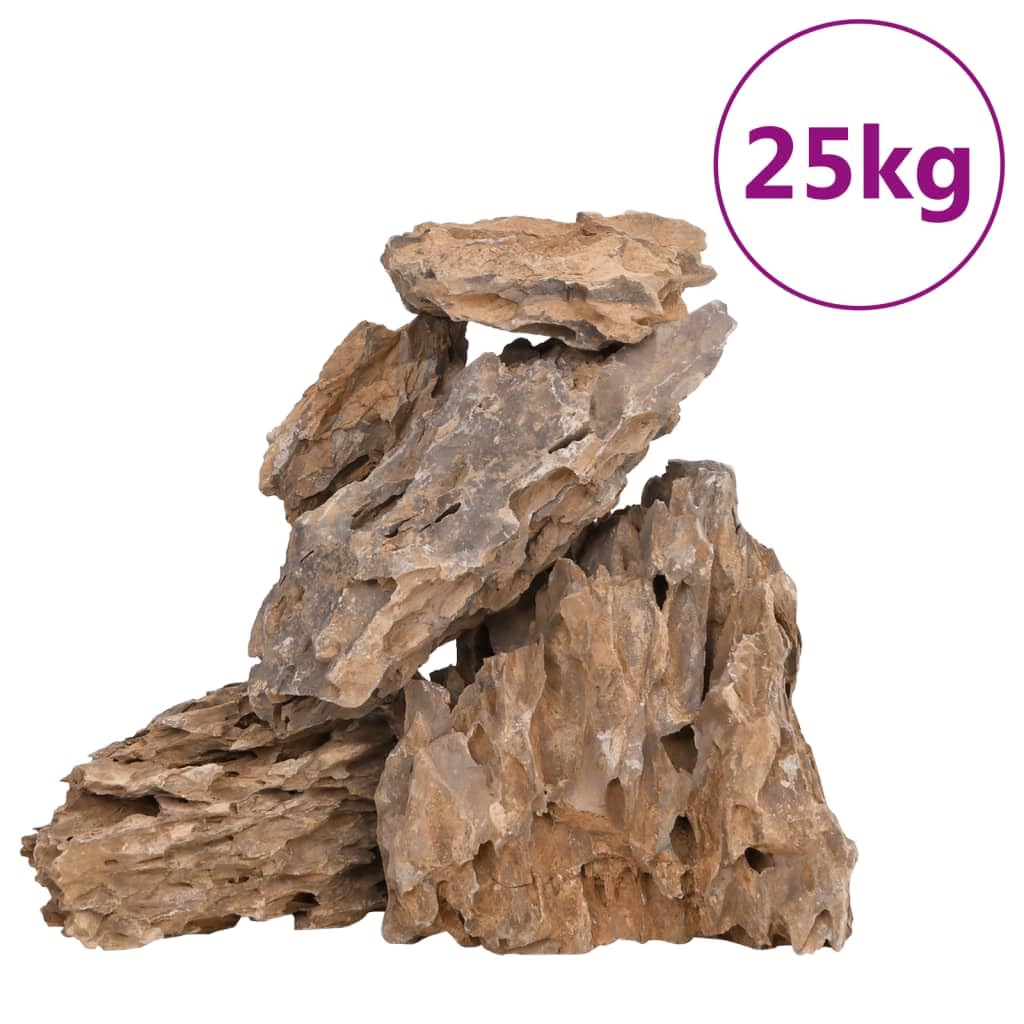 Drachensteine 25 kg Mehrfarbig 10-30 cm für Tank, Mikro-Landschaftsbau, Gartenlandschaften
