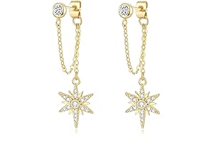 Gold Dangle Earrings for Women