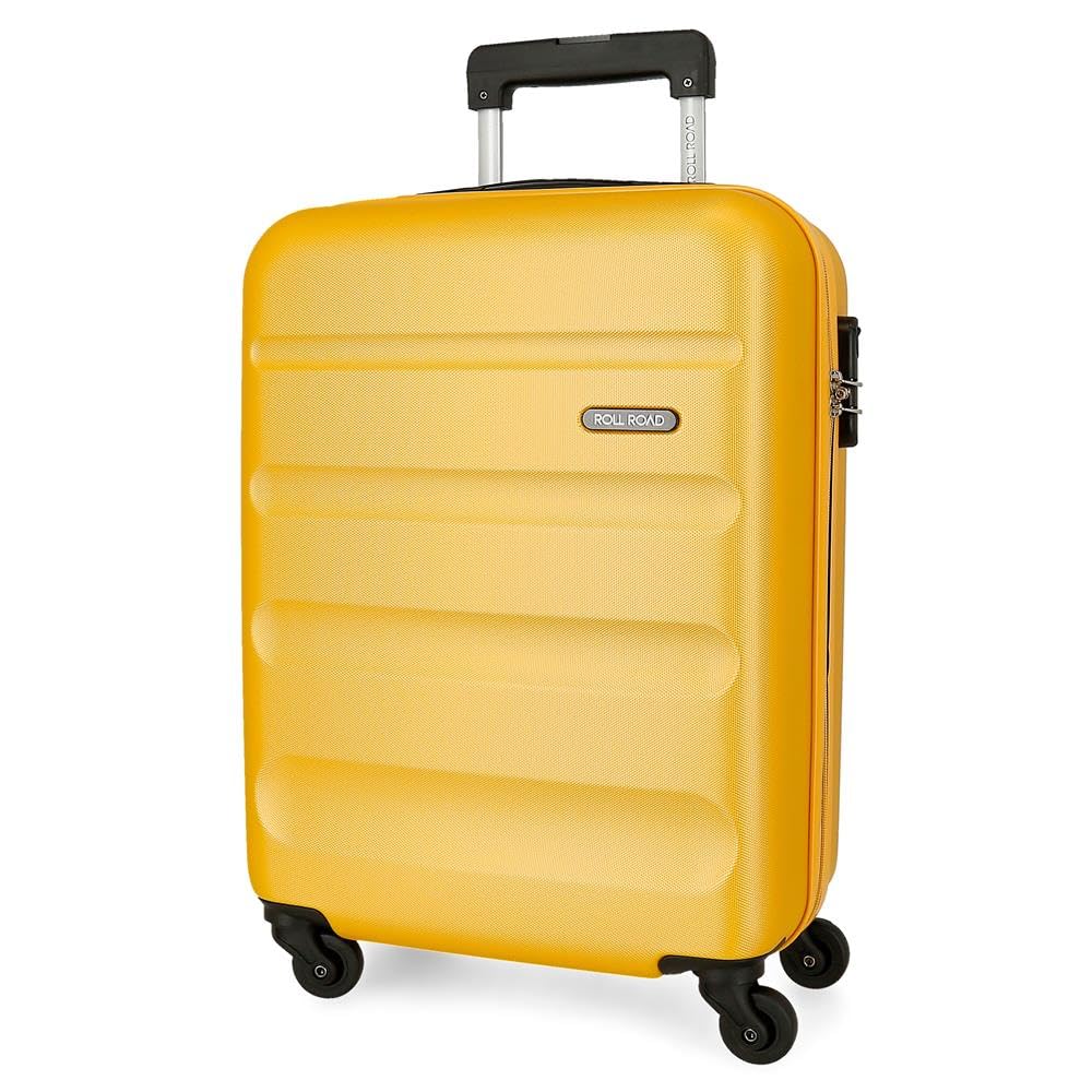 ROLL ROAD Flex Cabin Suitcase, One Size, Ochre, One Size, Cabin Suitcase