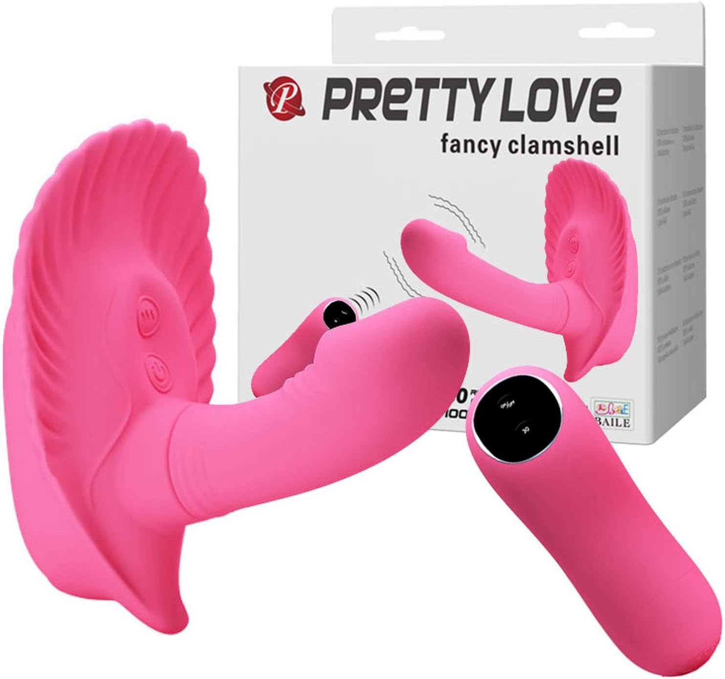 Vibrador inalámbrico Fancy Clamshel con mando a distancia ...