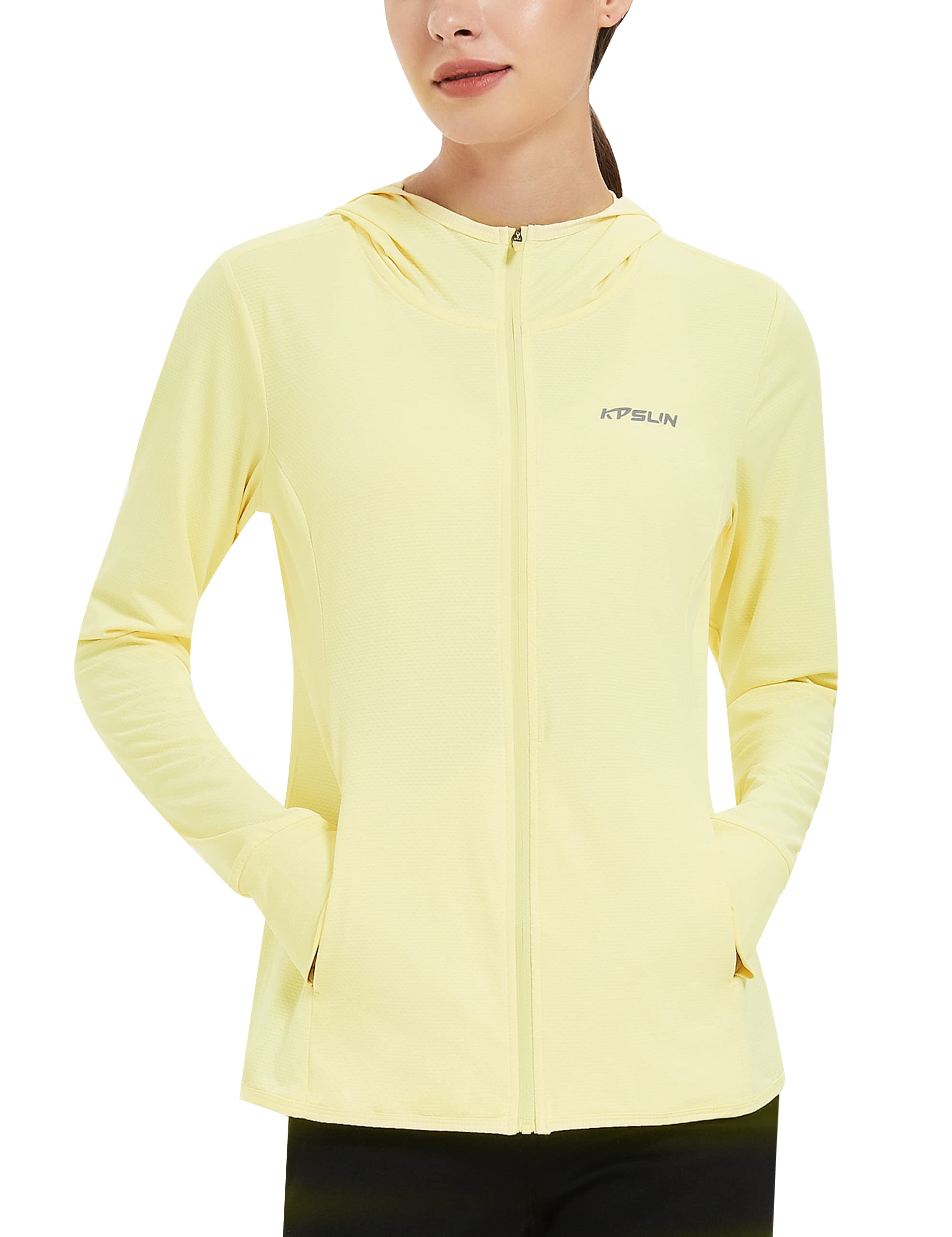KPSUNWomen's UPF 50+ UV Sun Protection Clothing Zip Up Hoodie SPF Long Sleeve Sun Shirt Fishing Hiking Outdoor Jacket