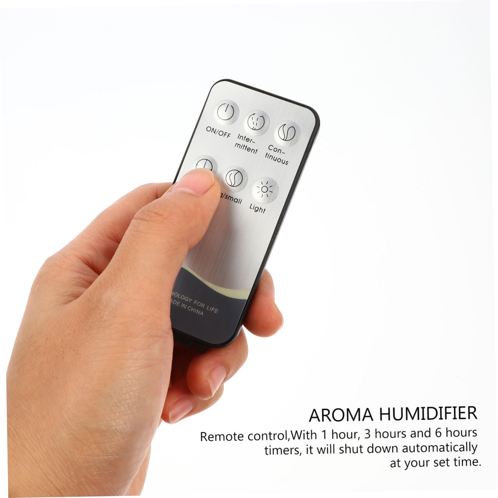 Humidificador de Aroma de Vapor Frío Hueco Diseño de Madera 400 Ml