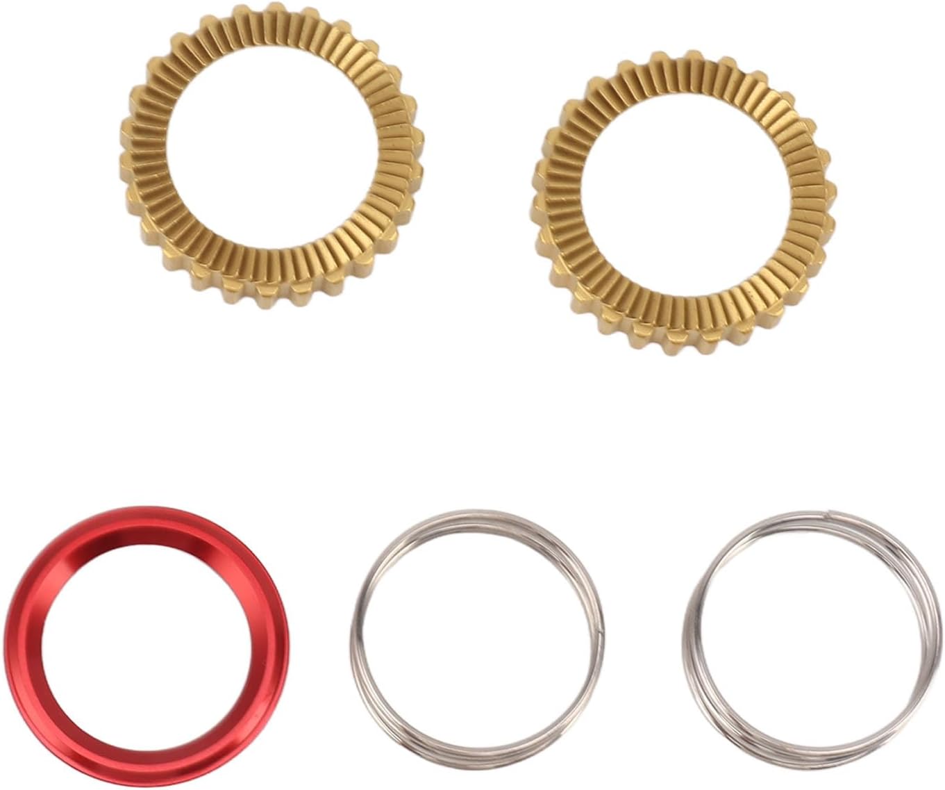 PenRuxDT Hub Ratchet Kit 60T Star with Sturdy Aluminum Alloy, 60T Star Ratchet Springs Hub Kit, Hub Ratchet Kit, Easy Carrying, Maintenance Grease for DT Hub