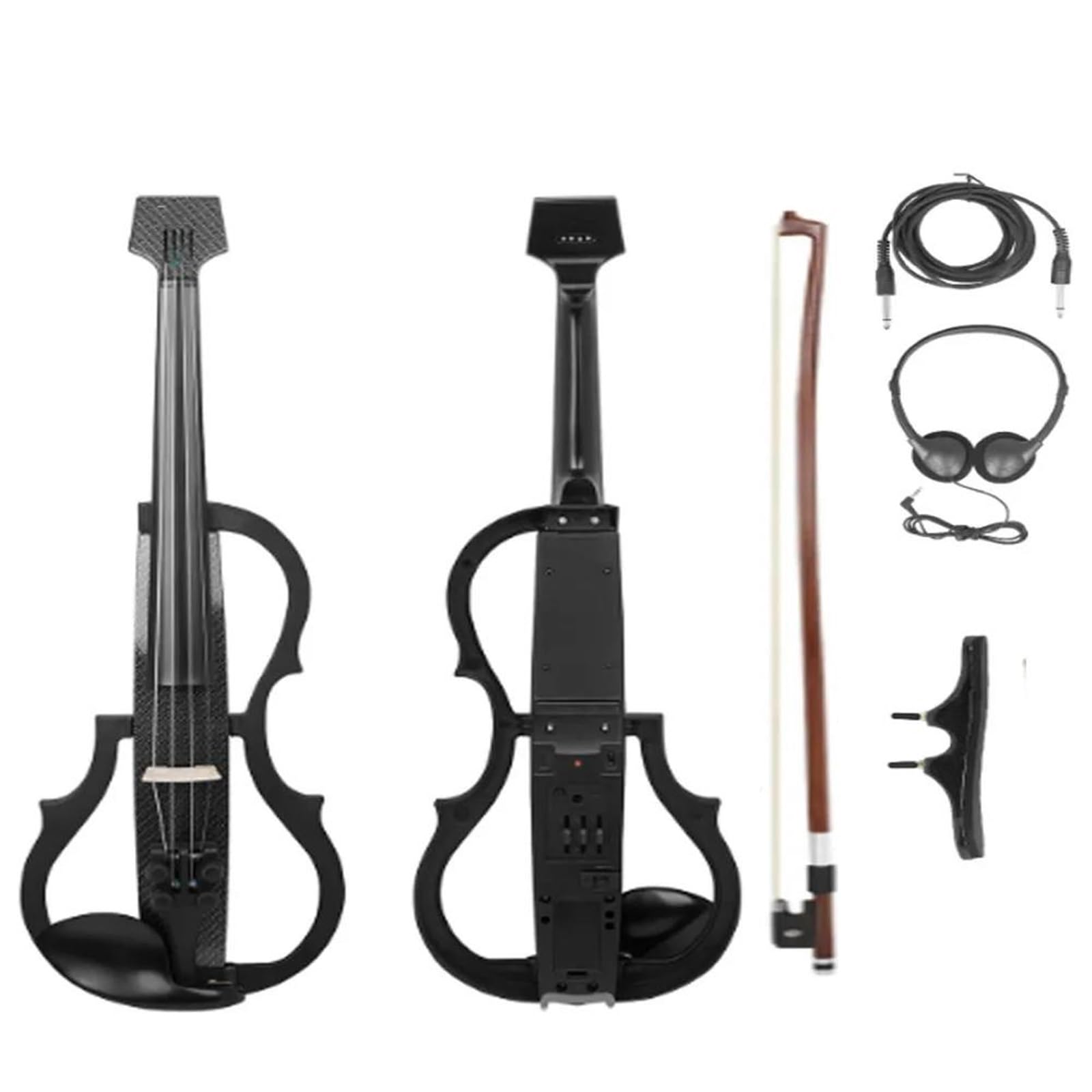 Violino 4/4 Elettroacustico Auricolari Silenziosi Intelligenti Per Elettroacustico Collegamento Set Per Principianti(Violin)