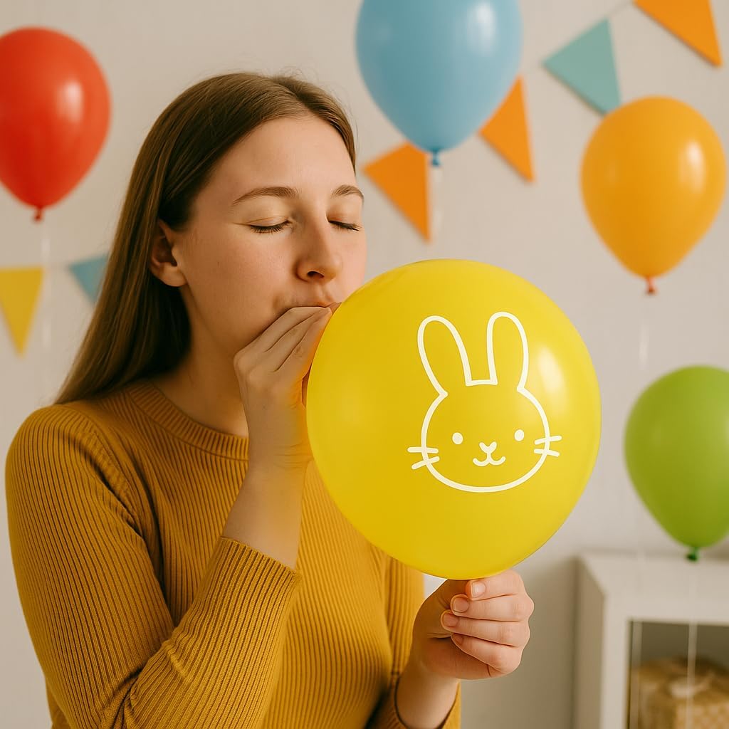 Logo or Text Latex Printed Balloons for party or advertising, 100 Pieces (5 inch)