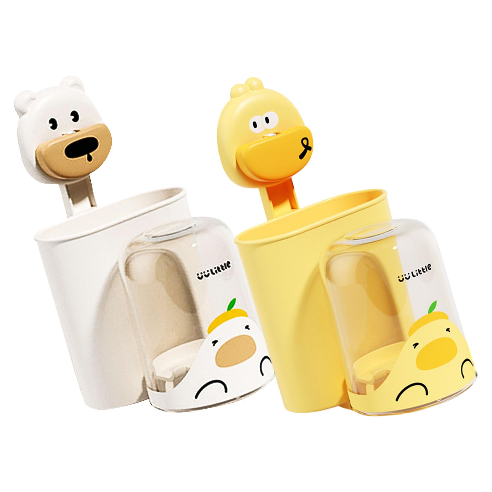 Rafgaldex D Cartoon Toothbrush Holders For Children Wall Mounte Cups With Strong Suction Space Saving Esigns Toothbrush Rack Home An Dorm Essential