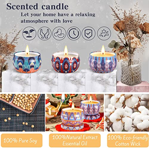 MULEVIP Candele Profumate,Set Regalo da 4 Pezzi