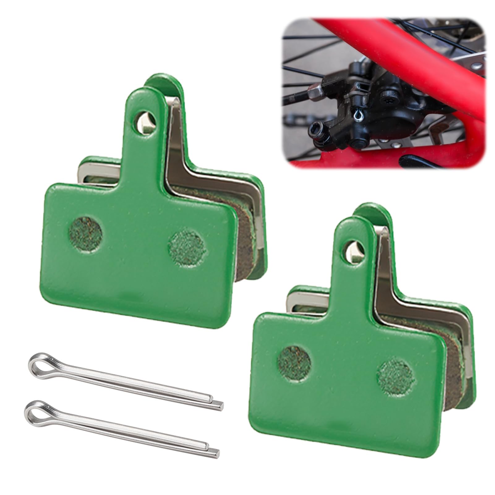 Pairs mtb Bike Brake Pads, Ceramic Disc Brake Pads for Bicycle,  Compatible with Shimano B01S M515 M525 C501 C601 M415 M416 M485 M486 M475  M495 M445