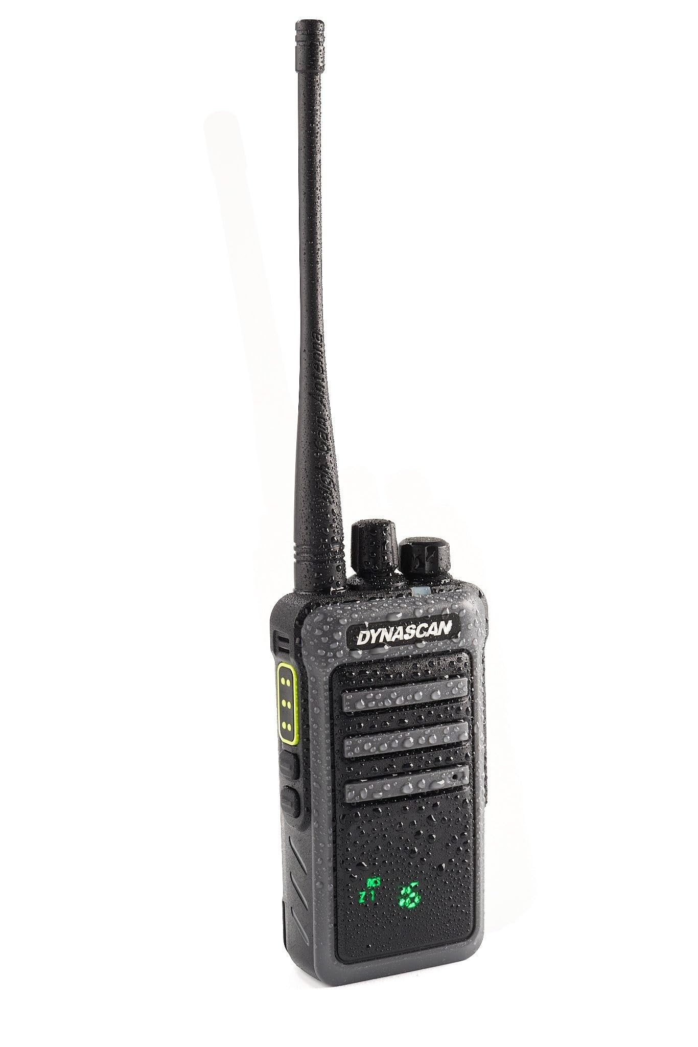 Dynascan RL-500 Walkie-Talkie VHF Profesional - Transceptor Portátil 136-174MHz, 4W, 256 Canales, Protección IP55 y Pantalla Oculta Hidden