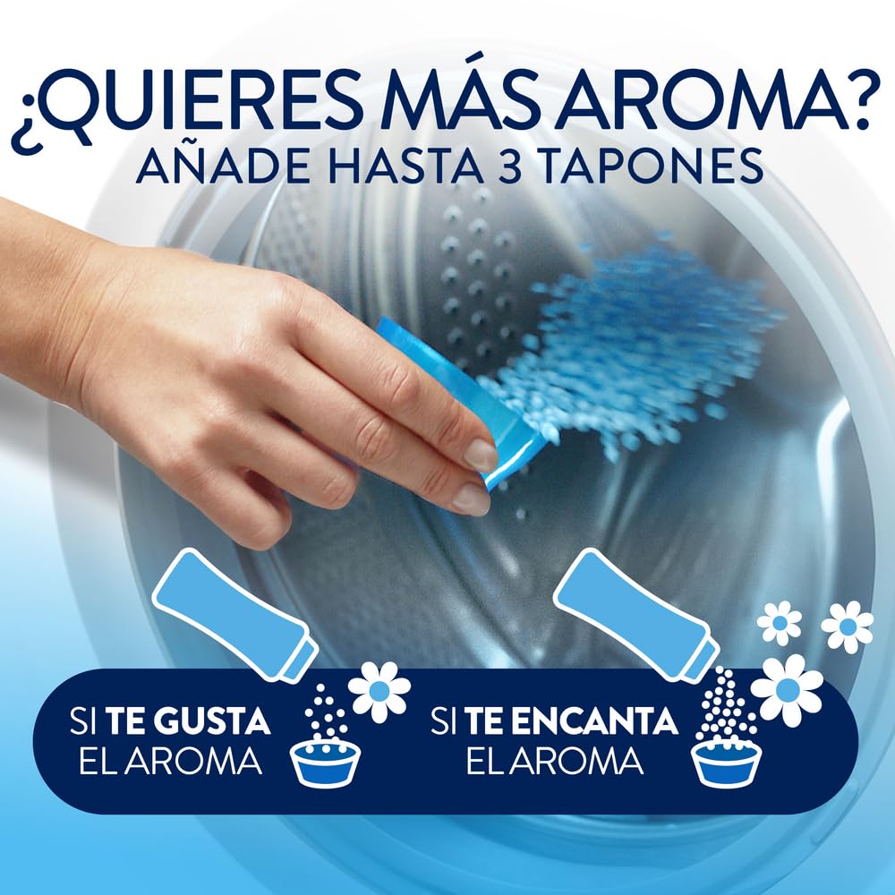 Lenor UNstoppables Perlas de Perfume para la Ropa, 96 Lavados (6 x 195g), Suavizante con Fragancia Frescor de Abril, Potenciador de Frescor