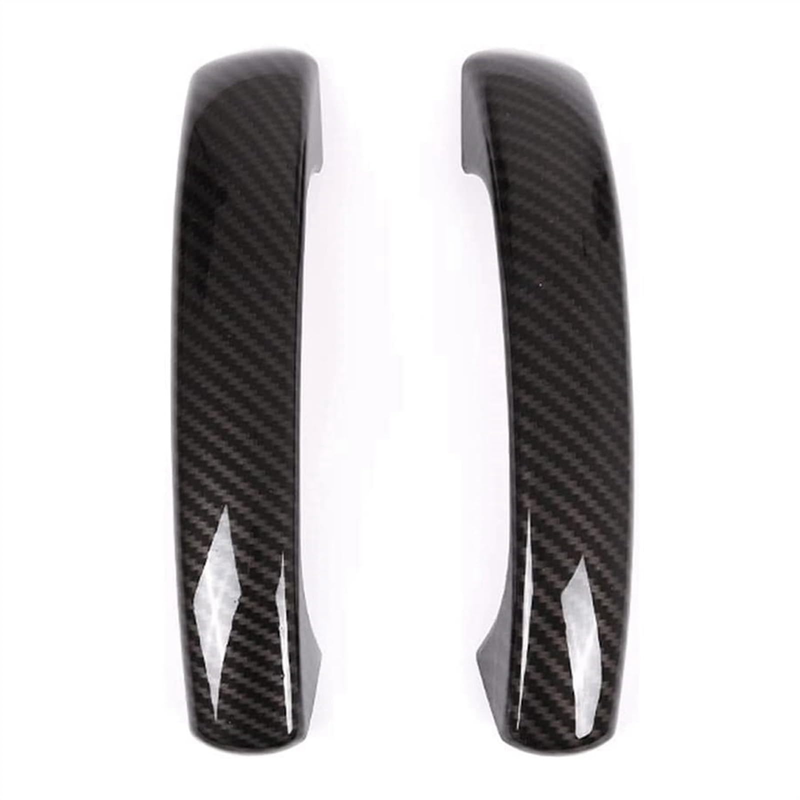 Kjhopy One Color Carbon Fiber Car Exterior Door Handle Cover Trim Decor Sticker Accessories For Benz For Smart 451 For Fortwo 2009-2015 Exterior Door Handle