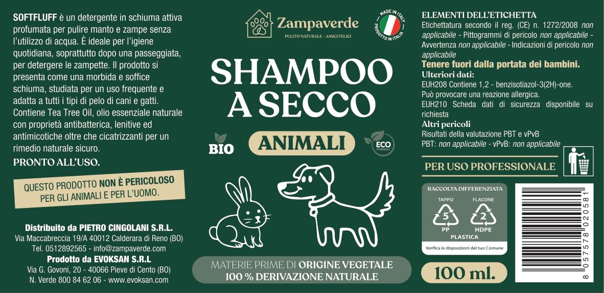 Disabituante Cani Gatti Interno Esterno + Shampoo Secco Gratis