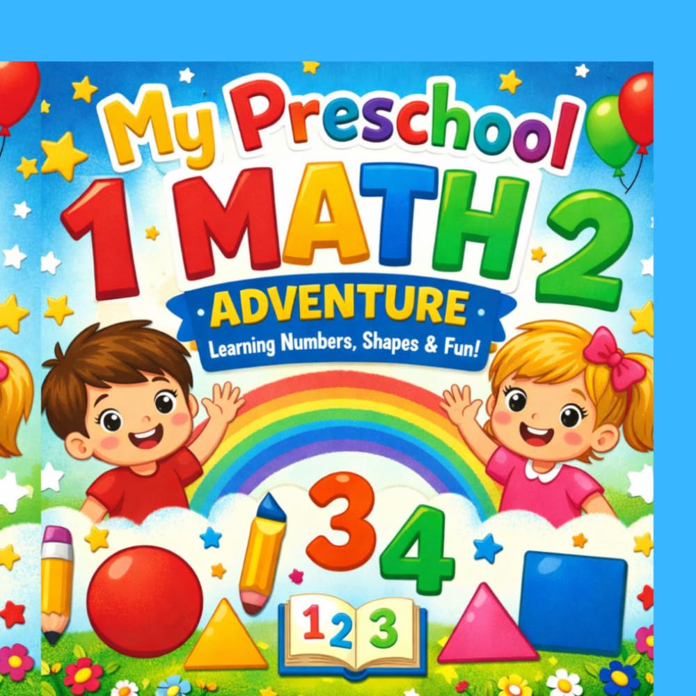 My Preschool Math Adventure: Fun Counting, Numbers, Shapes and Patterns Workbook for Kids Ages 4-7