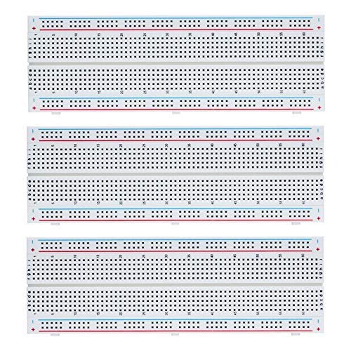 See full amazon price history chart for FEDUS® Solderless Self-Adhesive Breadboard Nickel Plated Bread Board Or Solderless Pieces PCB Circuit Test Board, Project Board (830 Tie Points) for DIY Projects Pack of 3 FEDUS® Solderless Self-Adhesive Breadboard Nickel Plated Bread Board Or Solderless Pieces PCB Circuit Test Board, Project Board (830 Tie Points) for DIY Projects Pack of 3 (B07WT7D38B) Amazon Price History, Amazon Price Tracker
