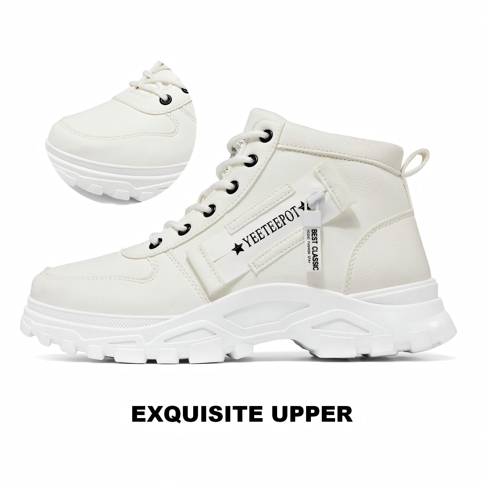 Botas Mujer Cómodos Cordones Botines | Antideslizante Trekking Zapatos Casual Caminar Boots Aire libre Deportivo Zapatillas