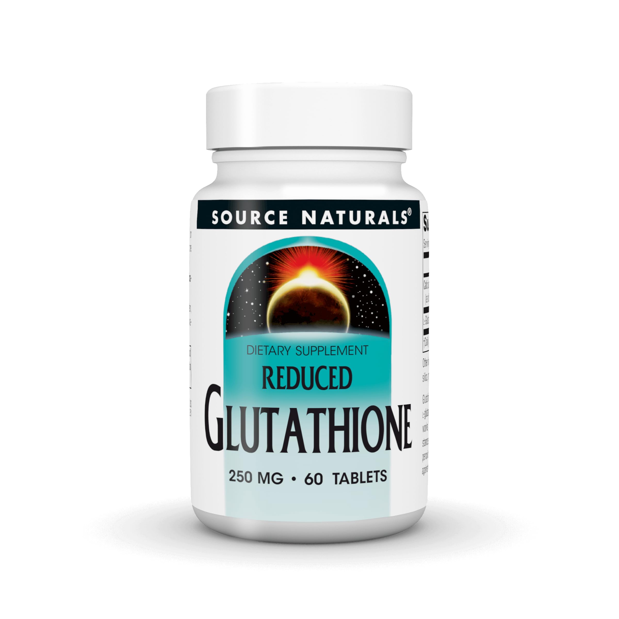 Glutathione, Supplement for Liver Support, 250mg - 60 Tablets