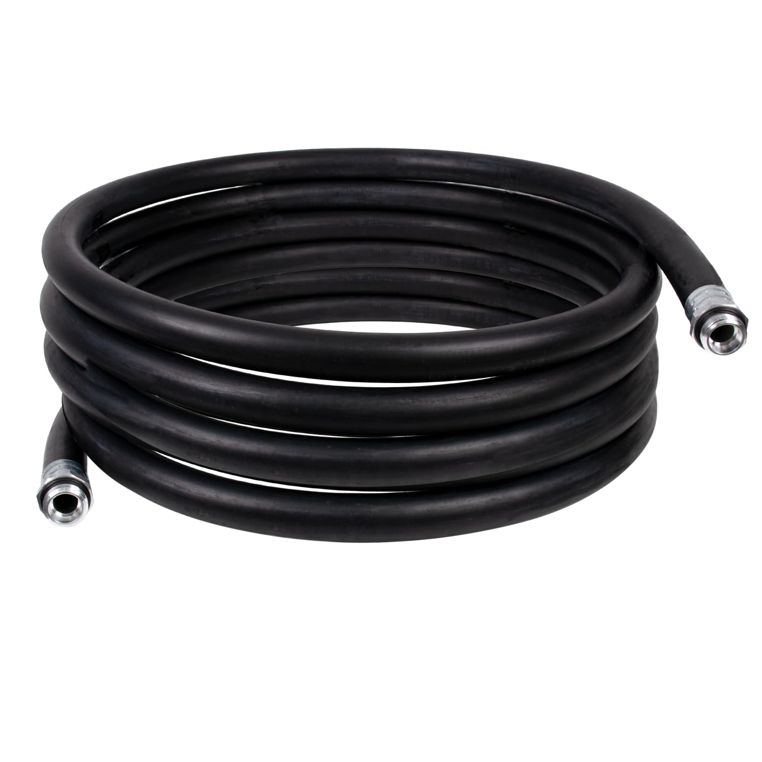 Manguera de Combustible 19mm Gasolina Diesel 5m Manguera de Goma en espiral para Bomba Diésel Gasolina Aceite Agua2 Conectores ¾" Macho Flexible y Duradera (0, 3/4, Pulgadas, 1000, Centímetros)