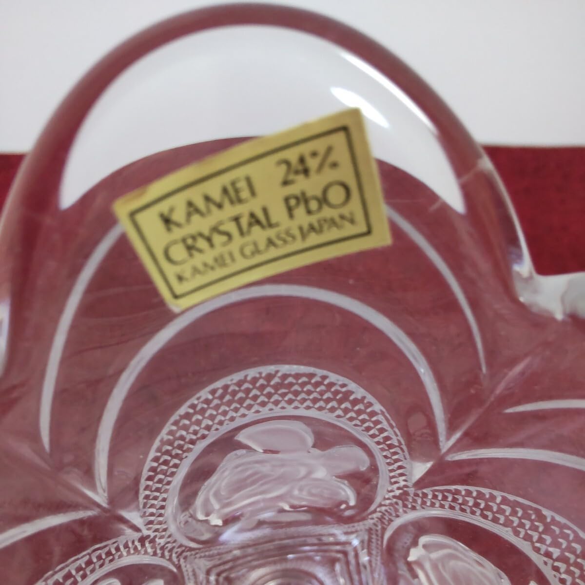 KAMEI クリスタルガラス 花瓶 24% PbO カメイガラス クリスタル 花瓶 高さ 29cm フラワーベース 24 花瓶 KAMEI 24% CRYSTAL Pb0