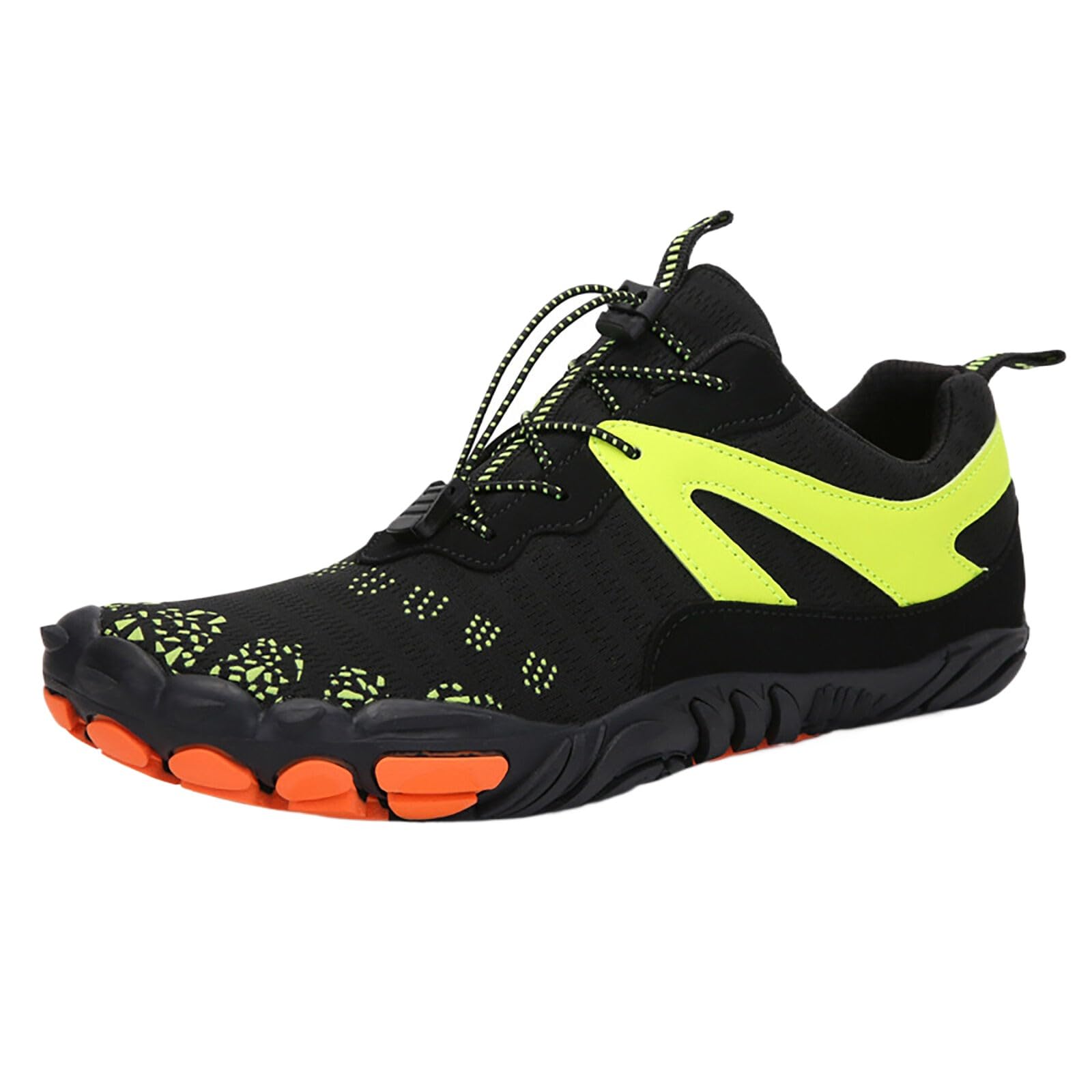 Générique Wasserschuhe mit runder und flacher Spitze aus Netzstoff, große Größe, für Paare, Fitness und Wassersport, Wandern, Wandern, Laufen, Herren