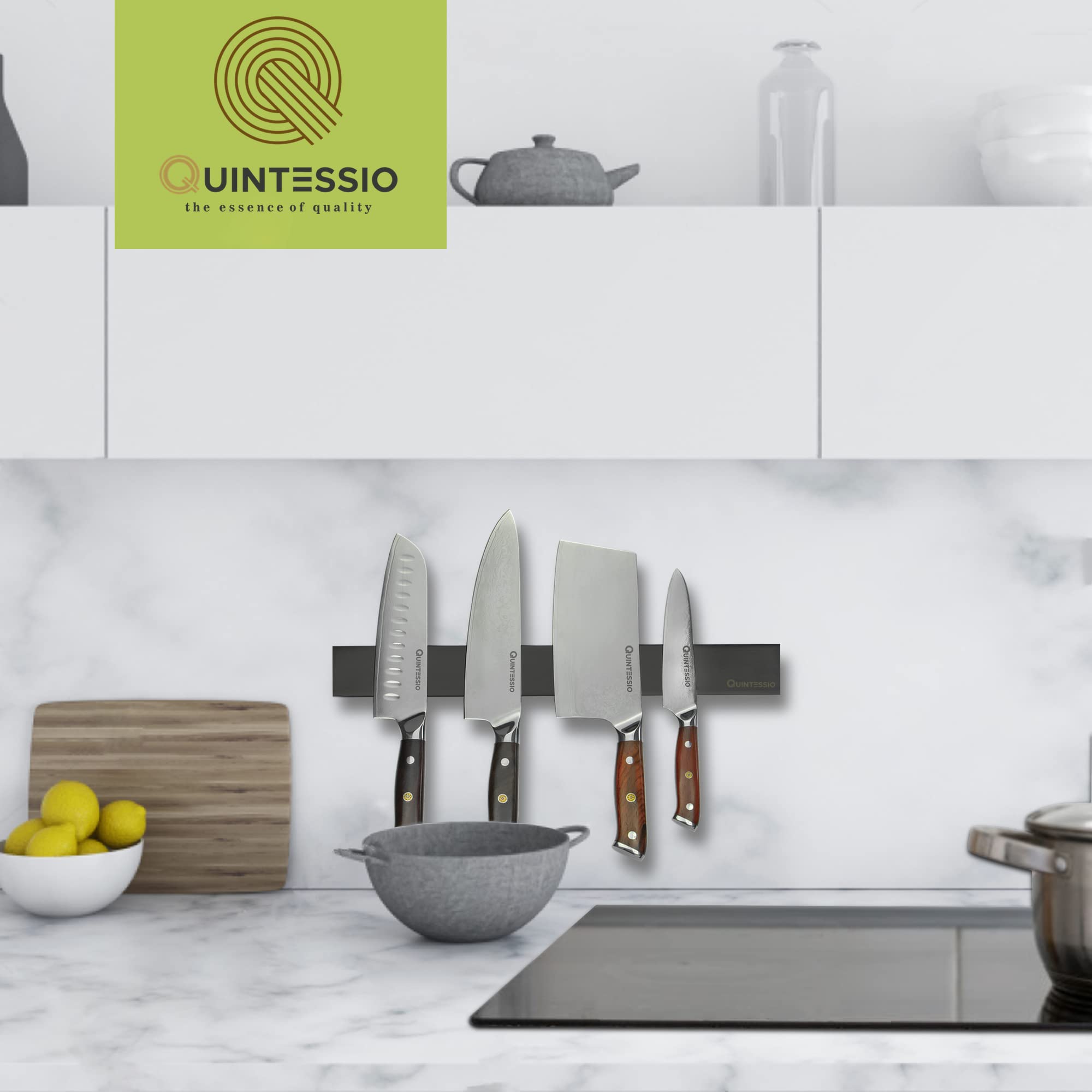 Portacoltelli Magnetico Newaner 30 Cm - Acciaio Inox, Adesivo - Foto 4