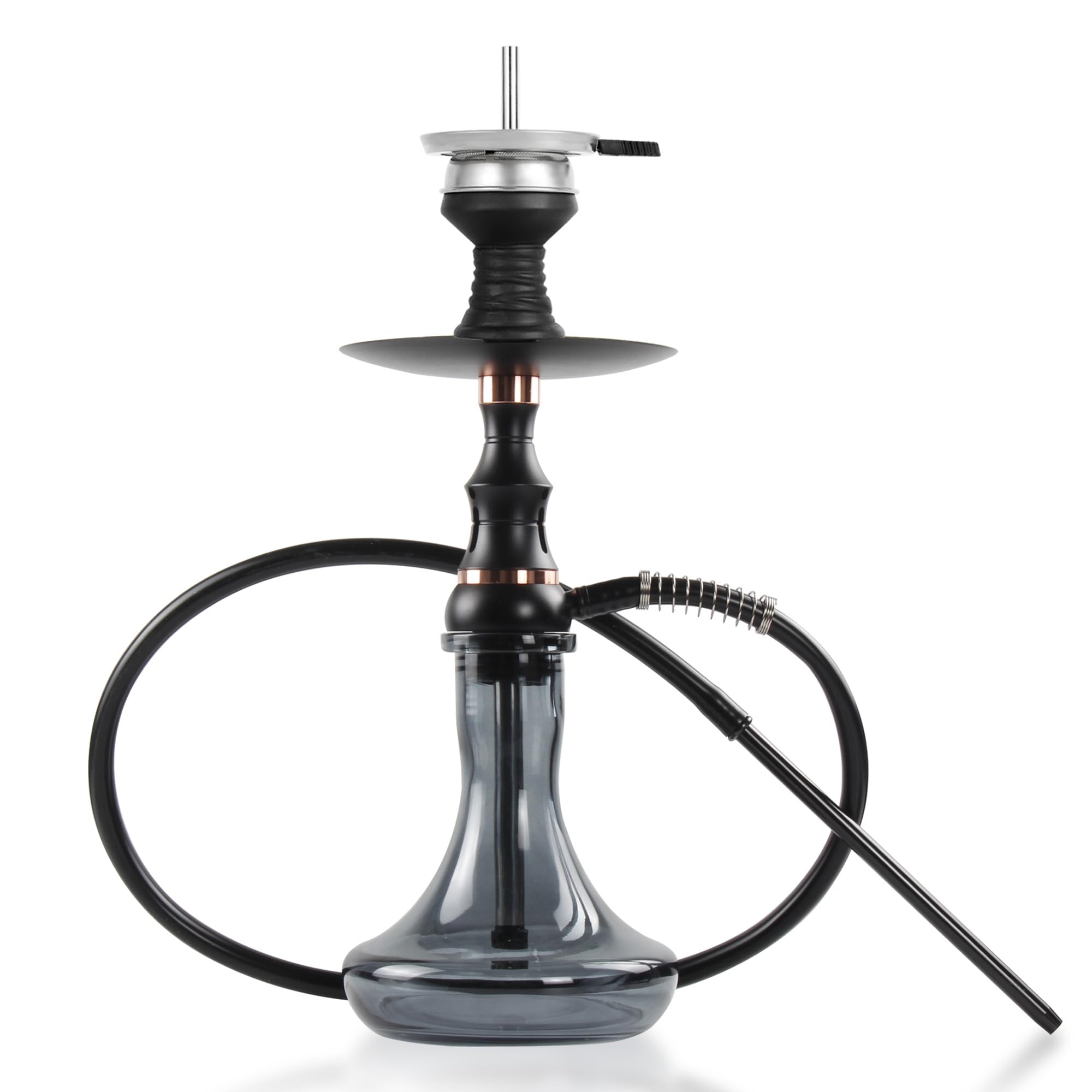 Hookah Set with Everything with 1 Hose with Shisha Accessories Black