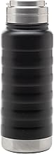 Garrafa Térmica de Aço Inox com Alça Trekk Preta 600ml - Wolff