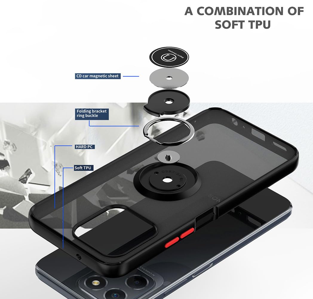 SEAHAI Case For HONOR X6a, Ultra-Thin Premium Soft Silicone Phone Case